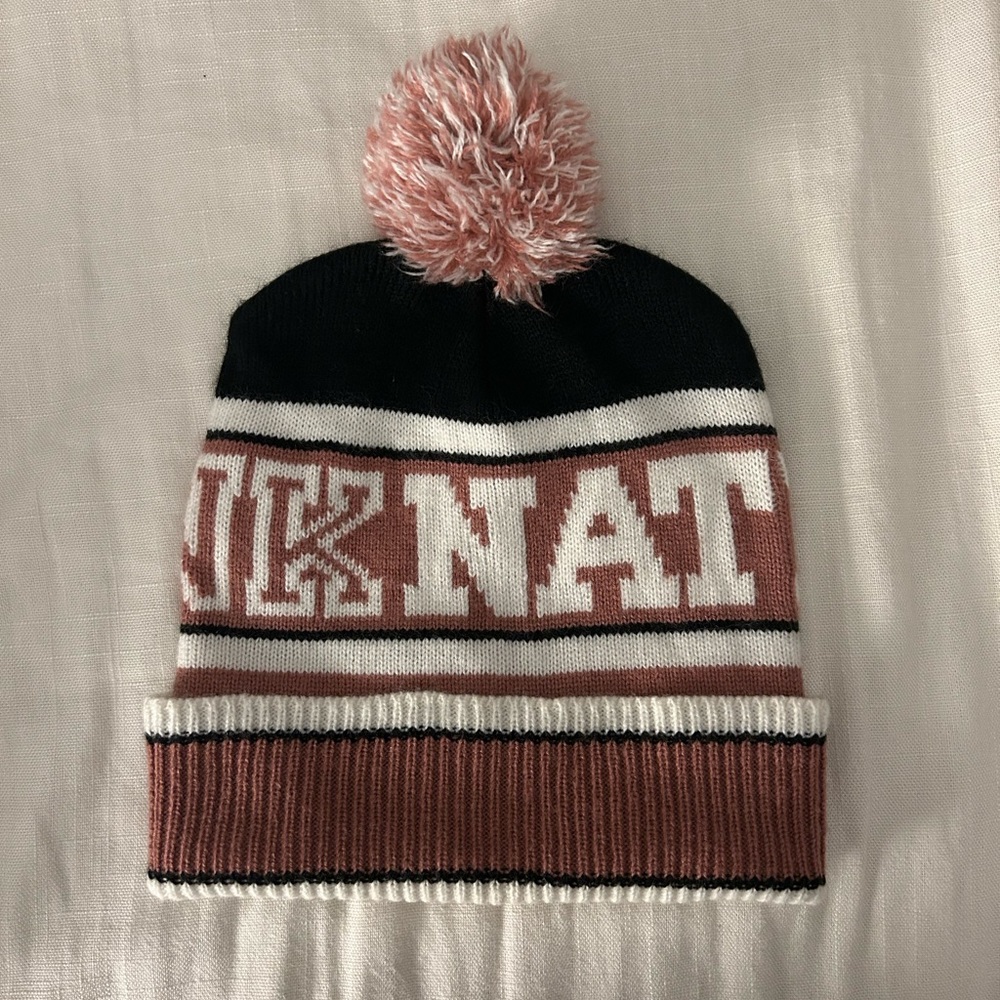 VS PINK Pompom Beanie